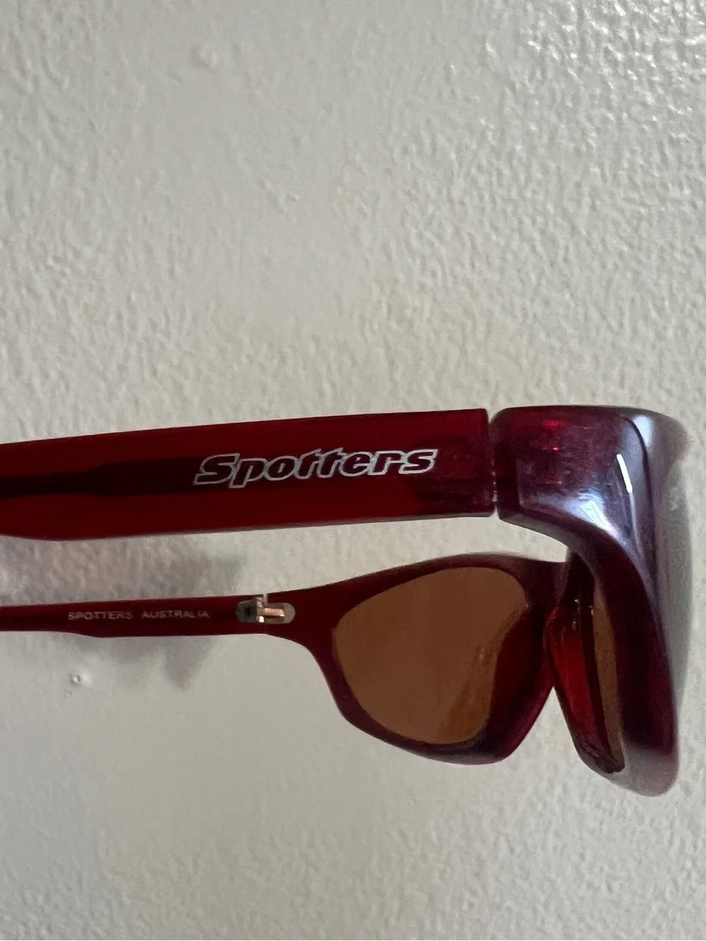 Spotters Australia Sunglasses Model Crush Burgundy